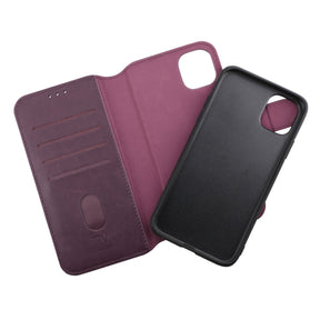 iPhone 11 Plånboksfodral Magnet Rvelon - Mörklila
