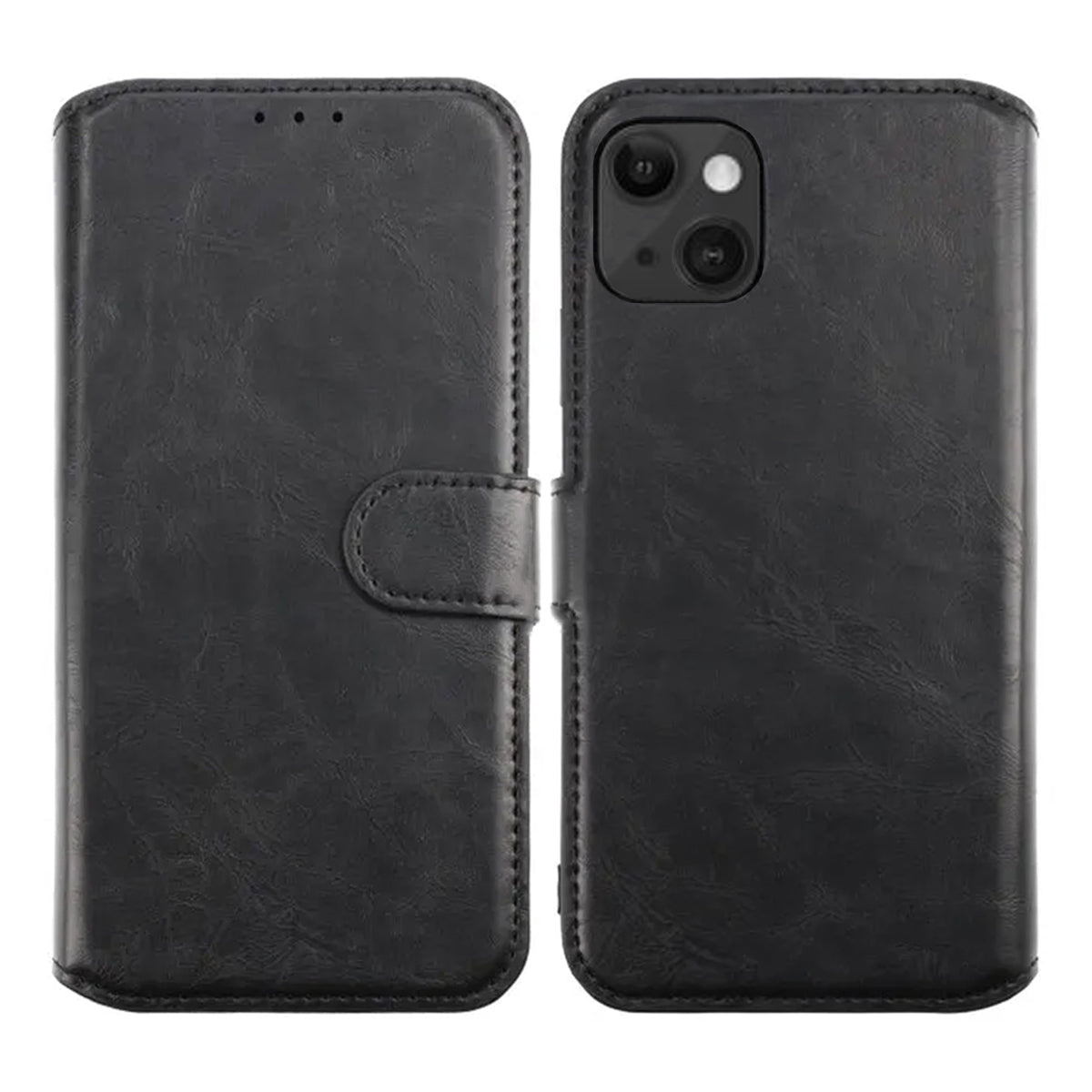 iPhone 13 Plånboksfodral Magnet Rvelon - Svart