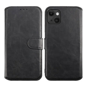 iPhone 13 Plånboksfodral Magnet Rvelon - Svart