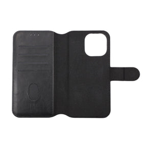 iPhone 13 Pro Plånboksfodral Magnet Rvelon - Svart