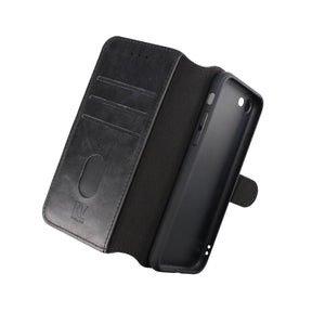 iPhone 7/8/SE 2020 Plånboksfodral Magnet Rvelon - Svart